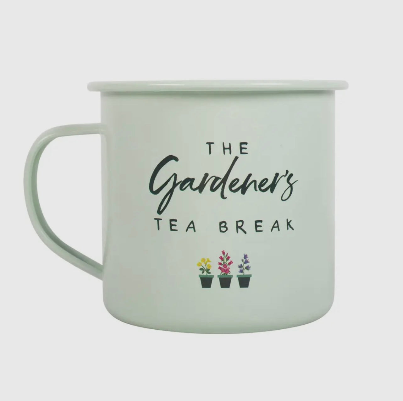 Gardener's Tea Break emaljmugg