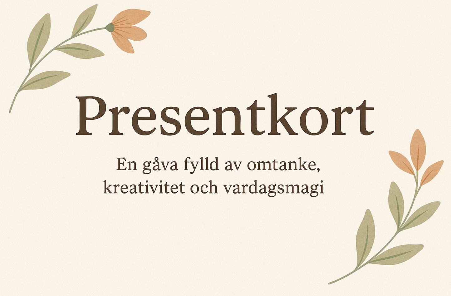 Presentkort - Våra Bästa Dagar shop